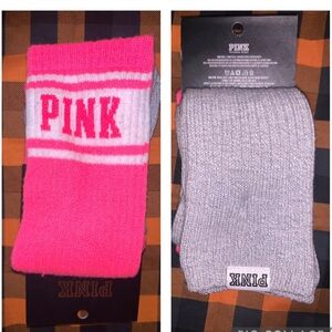 Victoria's Secret PINK Knee High Socks 2pk